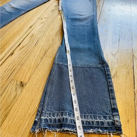 Re/Done Levi The Elsa Dark Wash Sz 27 inseam 37"